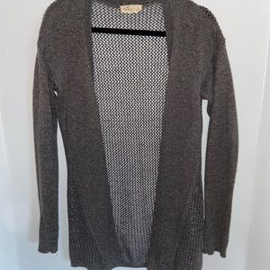 Dark Grey Hollister cardigan